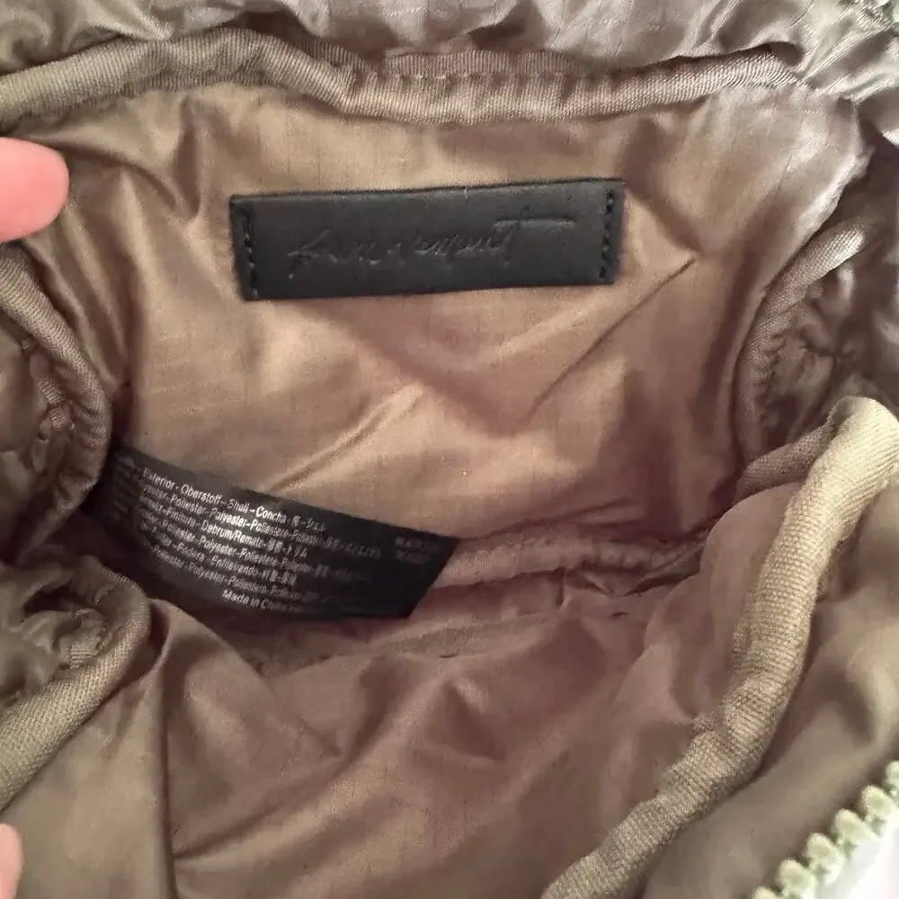 Free People Movement Quilted Mini Case in Washed Sage Green NEW